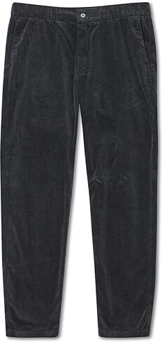 NN07 Quentin Corduroy Drawstring Trousers Concrete