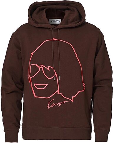 Kenzo Takada Graphic Hoodie Burgundy