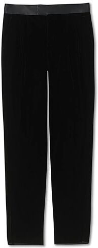 Giorgio Armani Velvet Evening Trousers Black