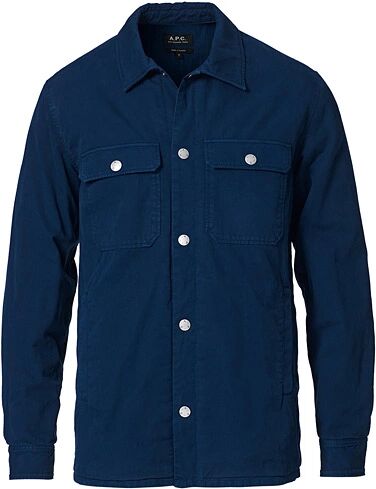 A.P.C. Chino Cotton Overshirt Navy