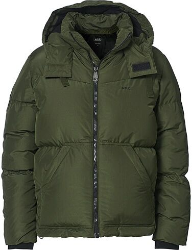 A.P.C. Down Puffer Jacket Dark Green