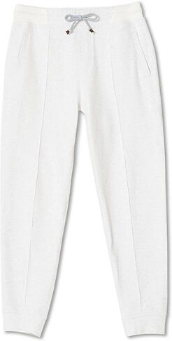 Brunello Cucinelli Soft Fleece Cotton Jogging Pants Off White