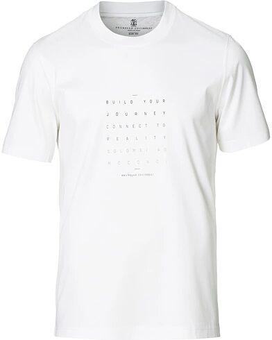 Brunello Cucinelli Journey Short Sleeve T-Shirt White