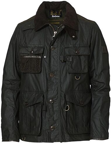 Barbour Gold Standard Supa Fisson Wax Jacket Sage