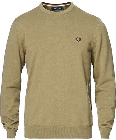 Fred Perry Classic Crew Neck Jumper Sage