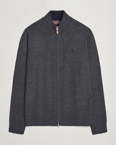 Morris Mernio Full-Zip Cardigan Dark Grey