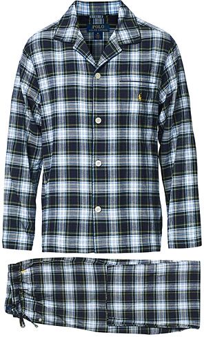 Polo Ralph Lauren Flannel Pyjama Set Evergreen Plaid