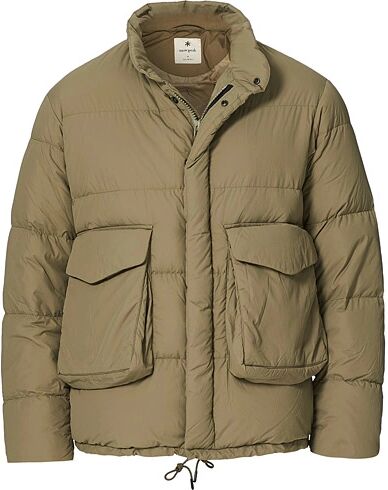 Snow Peak Recycled Nylon Ripstop Down Jacket Beige