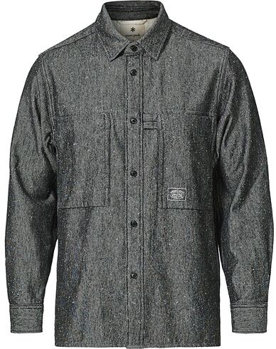 Snow Peak Camping Flannel Utility Shirt Black