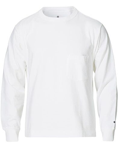 Snow Peak Heavy Cotton Long Sleeve Tee White