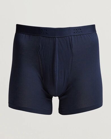 Derek Rose Pima Cotton Stretch Trunk Navy