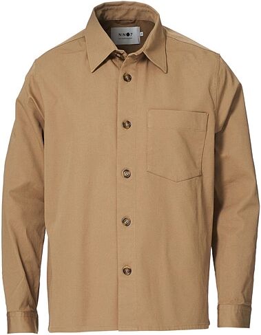 NN07 Peter Cotton Overshirt Khaki