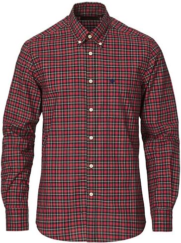 Morris Scott Check Shirt Red