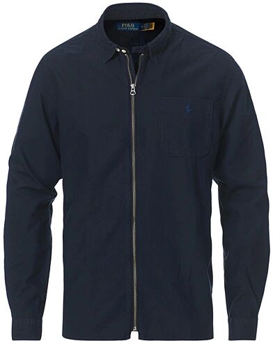 Polo Ralph Lauren Garment Dyed Oxford Full-Zip Overshirt RL Navy