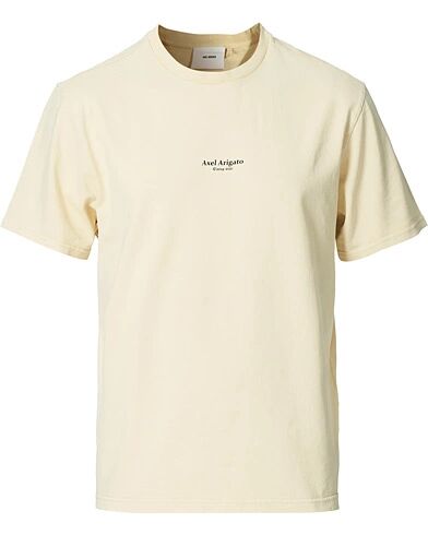 Axel Arigato Focus Logo Tee Natural Yellow