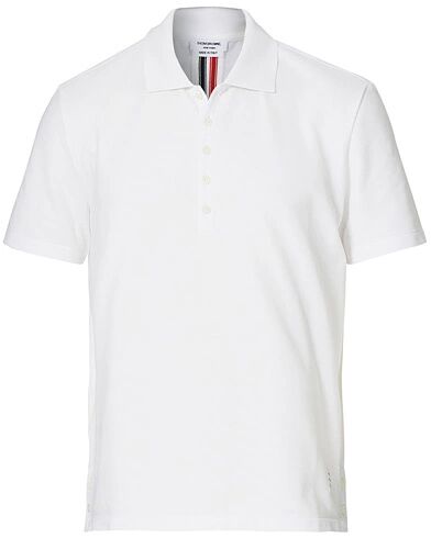 Thom Browne Center Back Stripe Polo  White