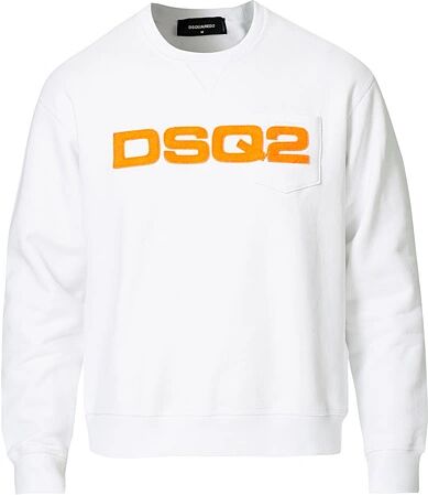 Dsquared2 Flock Logo Sweatshirt White