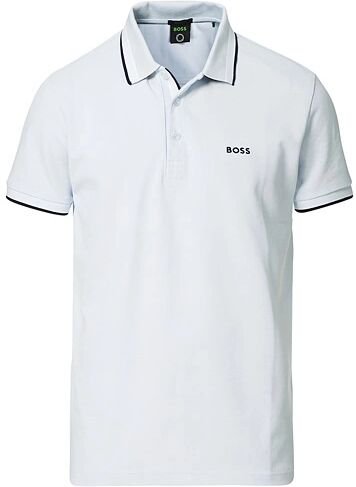 Boss Athleisure Paddy Curved Polo Light Blue