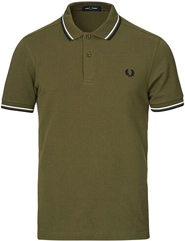 Fred Perry Twin Tip Polo Military Green