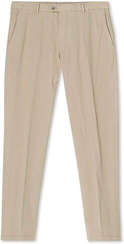 Oscar Jacobson Denz Cotton Trousers Beige