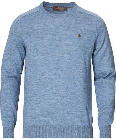 Morris Merino Crew Neck Light Blue