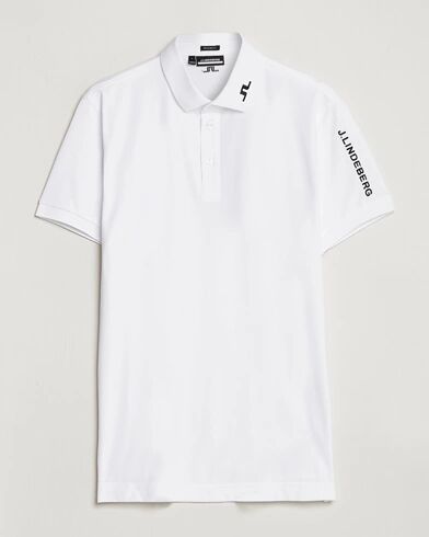 J.Lindeberg Regular Fit Tour Tech Stretch Polo White