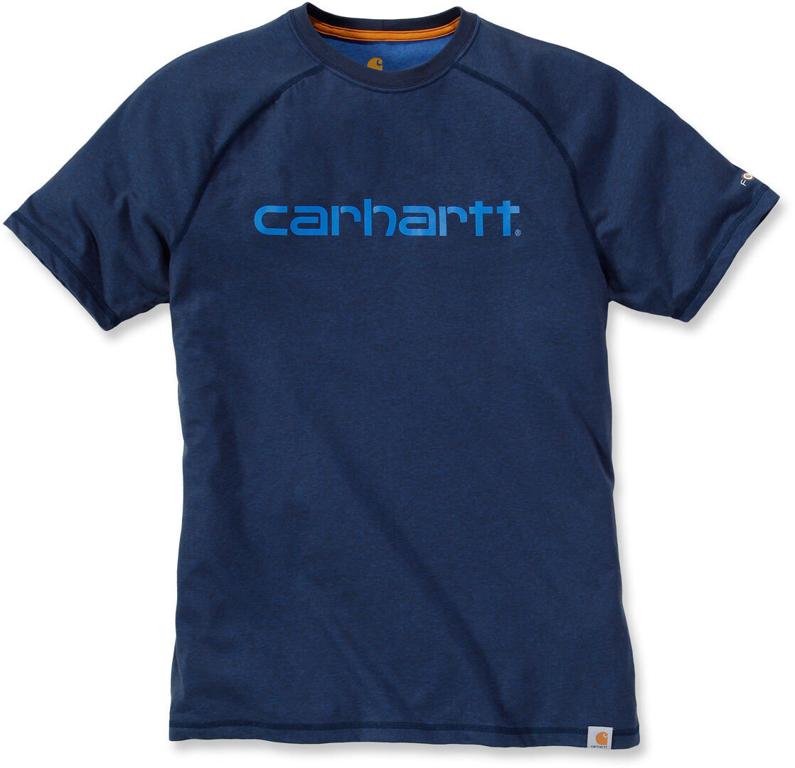 Carhartt Force Cotton Delmont Graphic T-skjorte S Blå