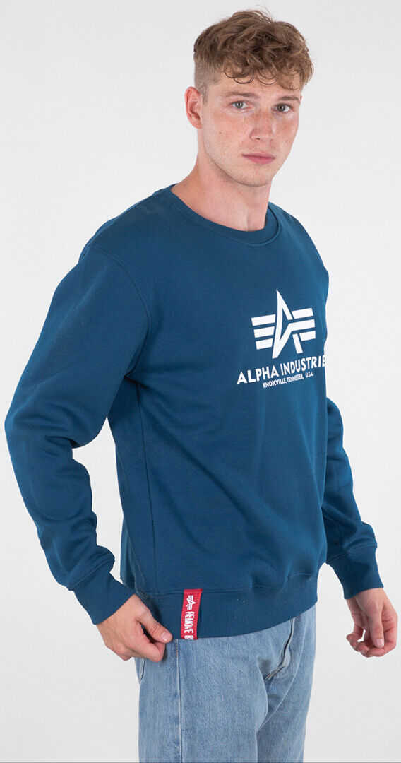 Alpha Industries Basic Sweatshirt L Blå