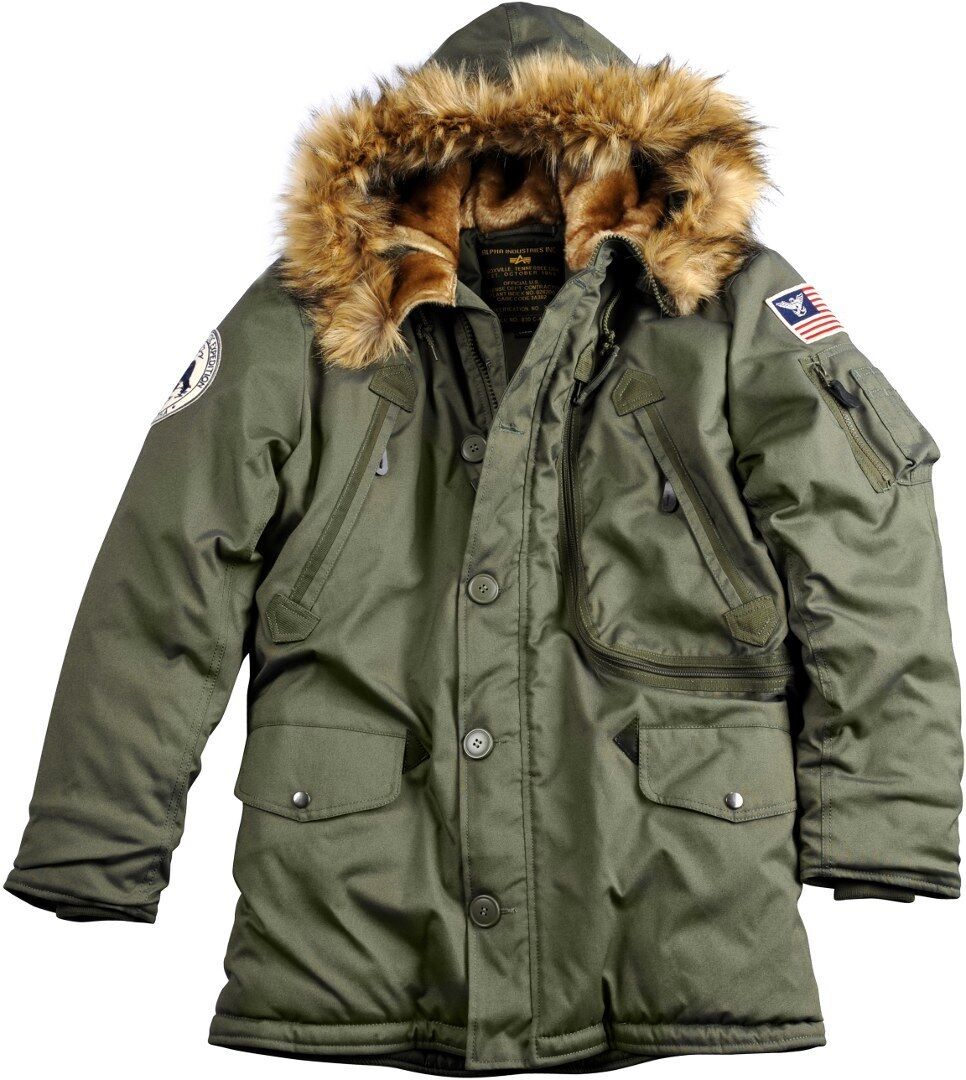 Alpha Industries Polar Jakke S Grønn