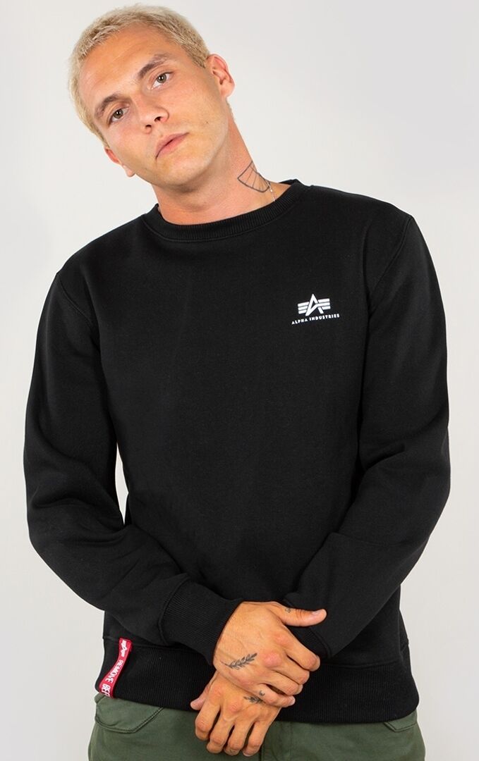 Alpha Industries Basic Small Logo Sweatshirt 3XL Svart