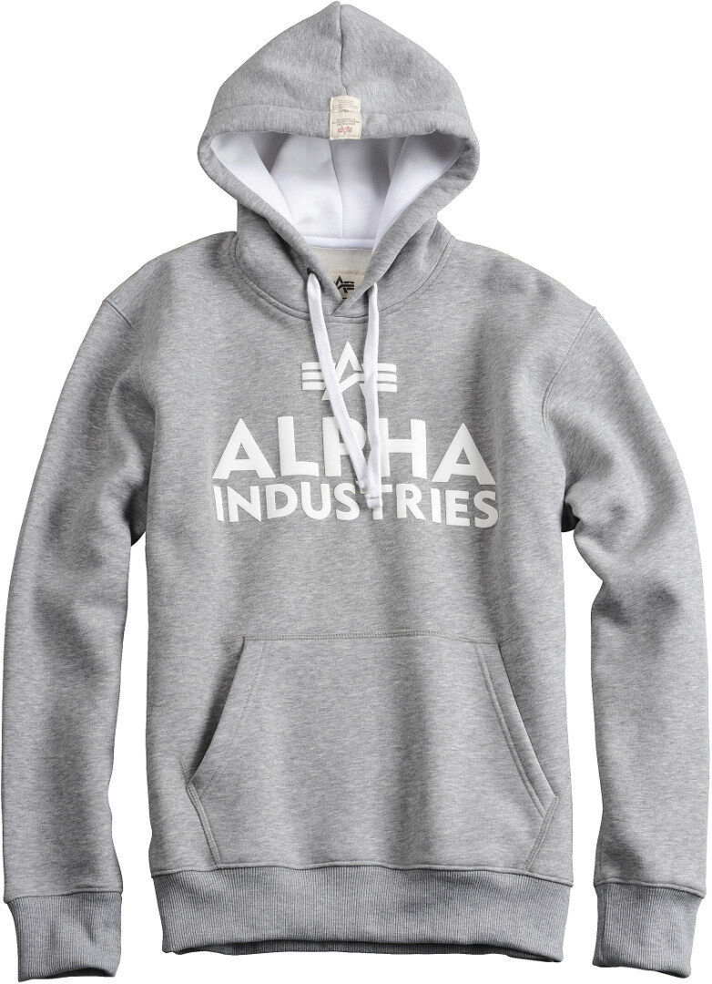 Alpha Industries Foam Print Hettegenser 2XL Grå