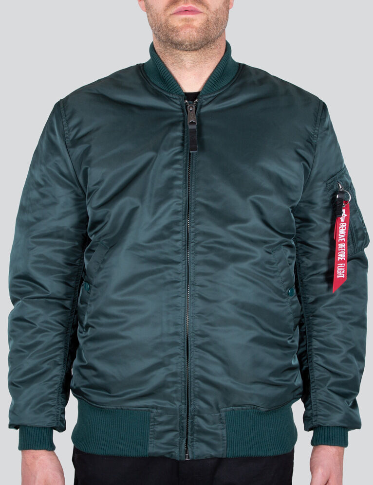 Alpha Industries MA-1 VF 59 Long Jakke M Grønn Blå