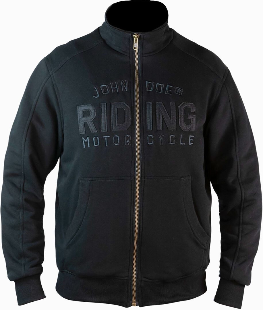 John Doe Standup Neck Motorsykkel Hettegenser M Svart