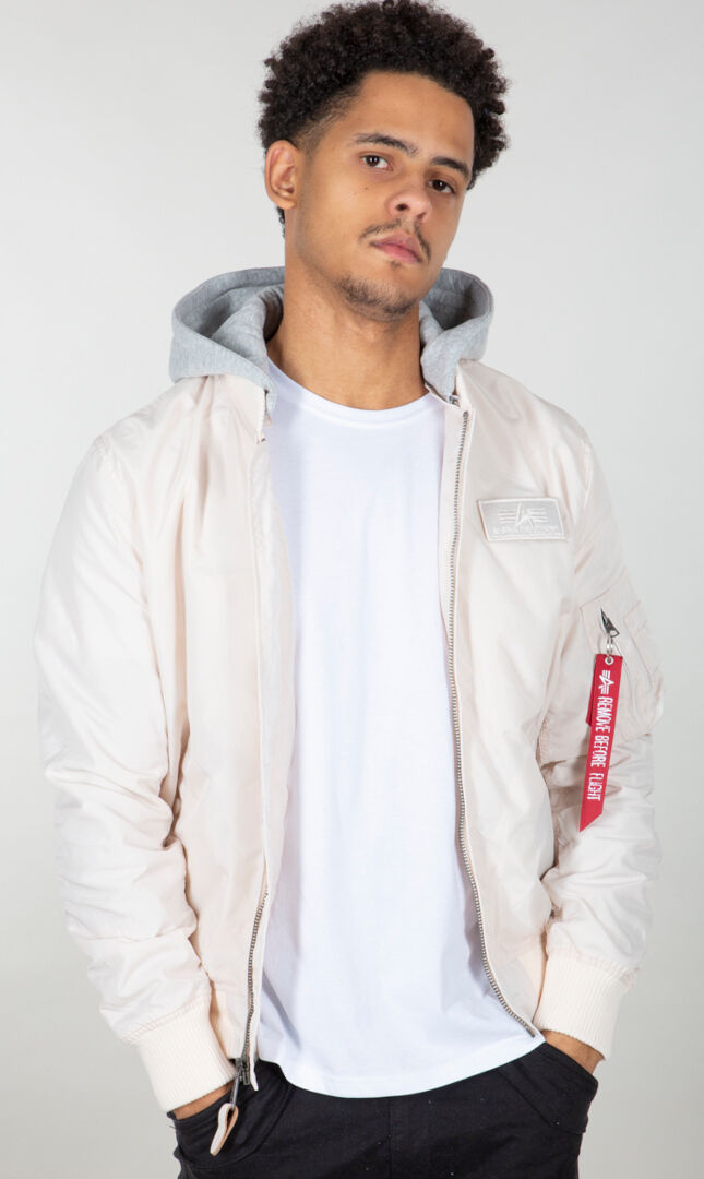 Alpha Industries MA-1 TT Hood Jakke XL Beige