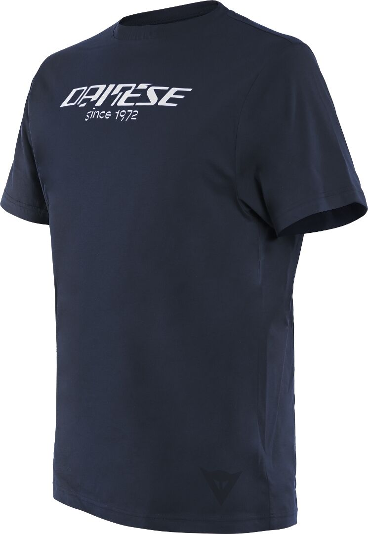 Dainese Paddock Long T-shirt XS Hvit Blå