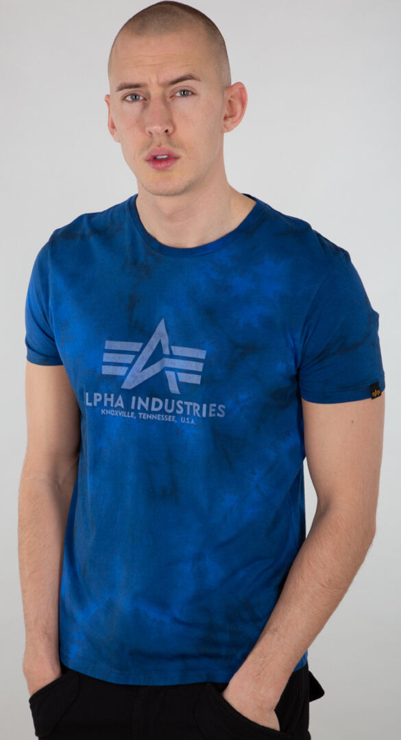 Alpha Industries Batik T-shirt M Blå