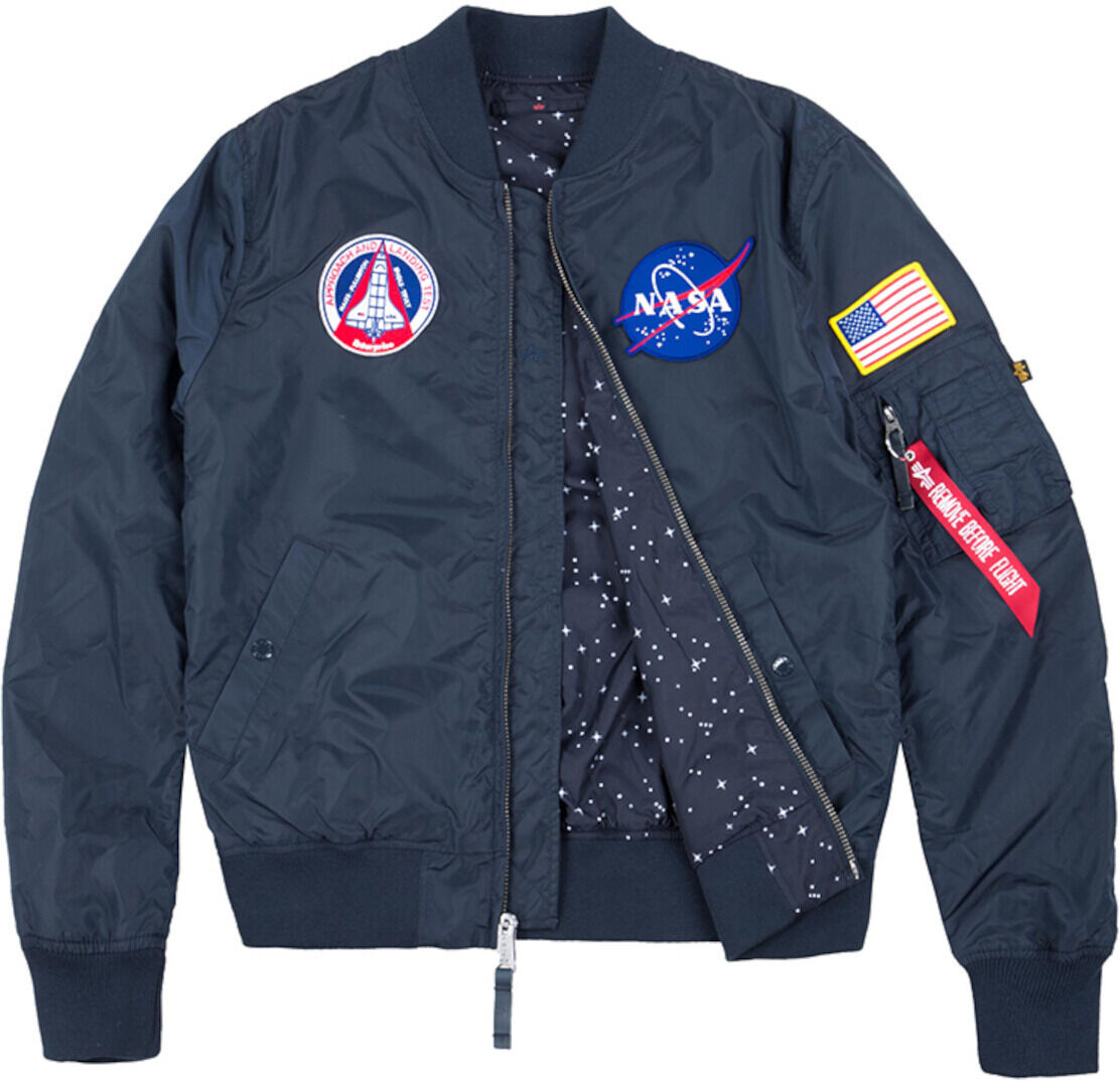 Alpha Industries MA-1 TT NASA Reversible II Jakke L Blå