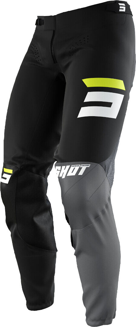 Shot Aerolite Gradient Motocross Bukser 26 Svart Hvit Gul