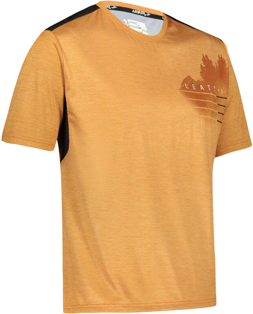 Leatt MTB Trail 1.0 Short Sleeve Sykkel Jersey S Oransje