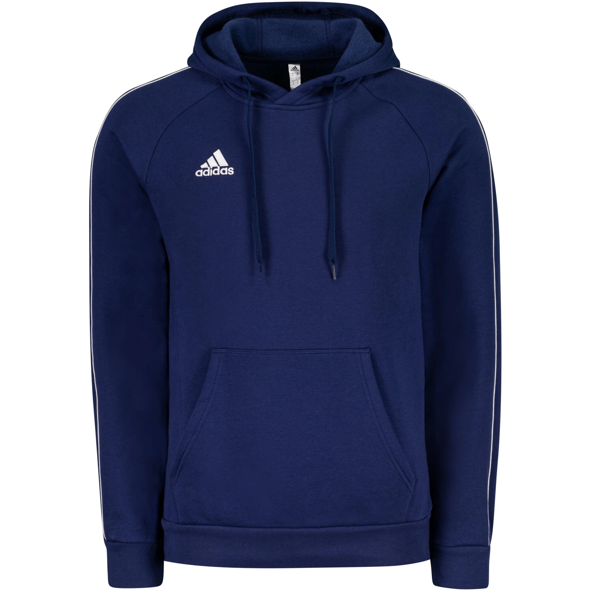 adidas Core18 Hoody, hettegenser senior XS DKBLUE/WHITE