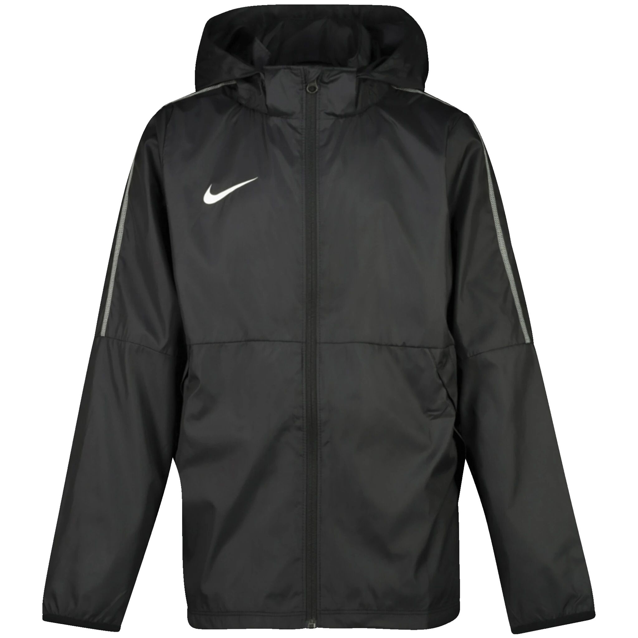 Nike Park 18 Rain Jacket, treningsjakke junior XS BLACK/WHITE/WHITE