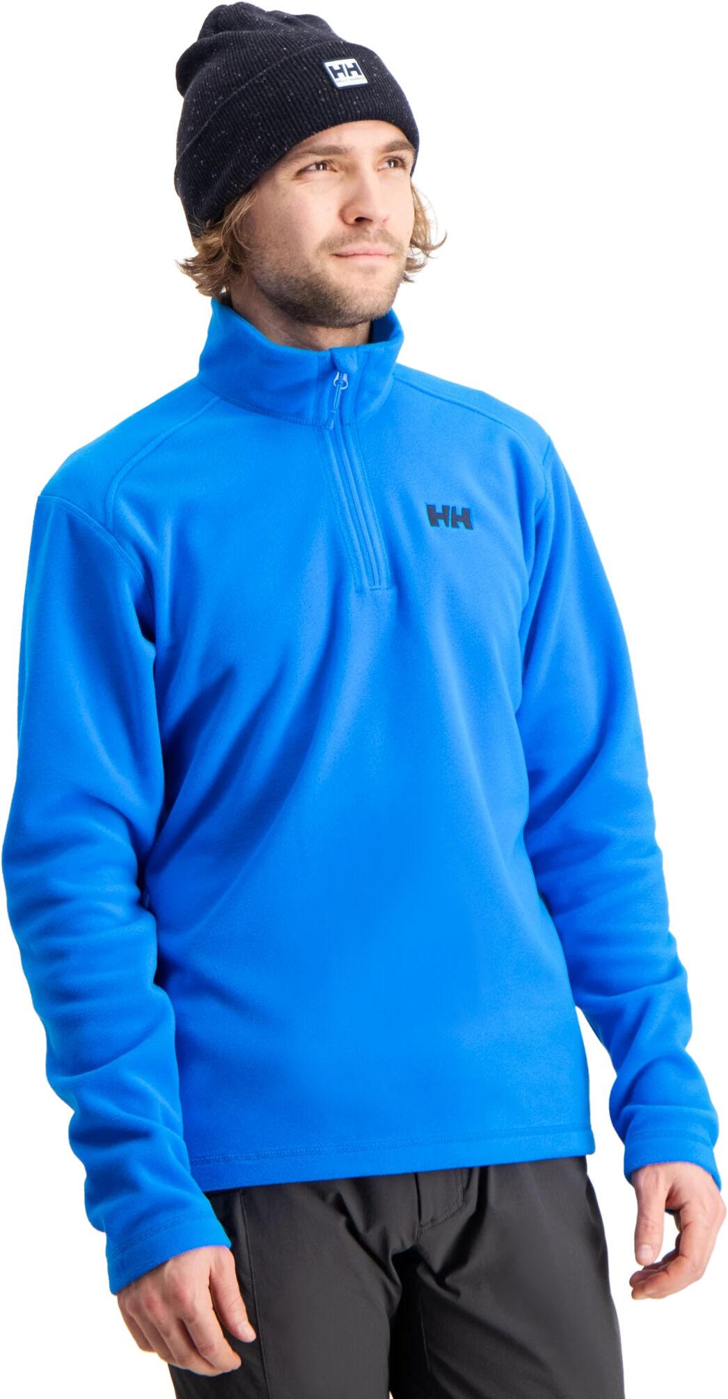 Helly Hansen Daybreaker 1/2 Zip fleecegenser herre 2XL 639 ELECTRIC BLUE