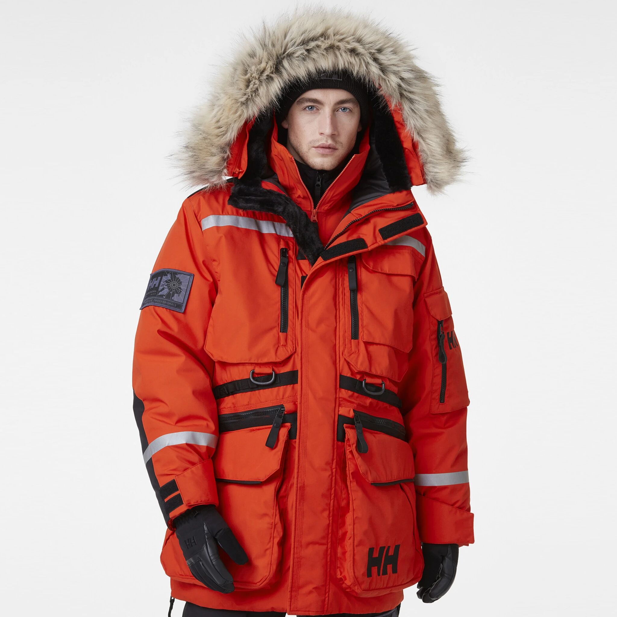 Helly Hansen Arctic Patrol Modular Parka, vinterparkas herre XXL 300 Patrol Orange