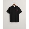 GANT T-shirt z haftowanym motywem Archive Shield Czarny XL