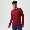 Lacoste męski T-shirt BORDO BORDO Mężczyźni