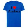 inna (Inny) T-Shirt męski I Love Andora Kocham Andore Państwa r.3XL