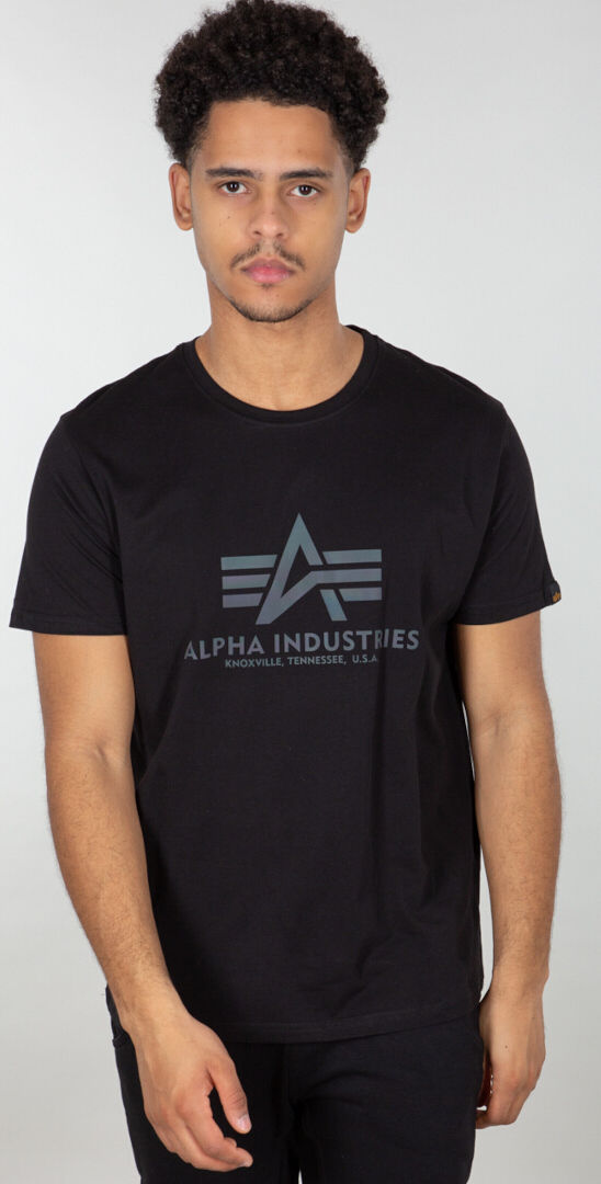 Alpha Industries Basic Rainbow Ref. T-Shirtczarny