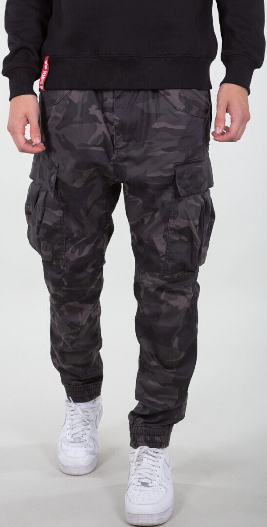 Alpha Industries Airman Camo Spodnieczarny