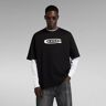 G-Star RAW Old School Logo Boxy T-Shirt Black Men XL