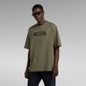 G-Star RAW Old School Logo Boxy T-Shirt Brown Men L